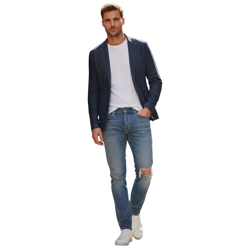 Rag & Bone Fit 2‎ Slim Jeans Light Wash Button Fly Denim 31x32 NWOT